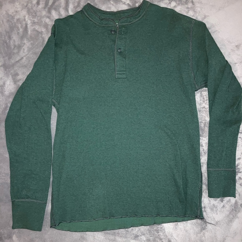 L.L. Bean Top Button Long Sleeve Shirt